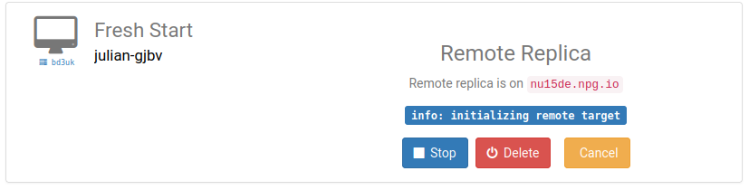 Remote-Replikat