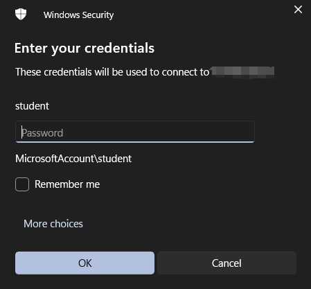 Remotedesktop verbinden