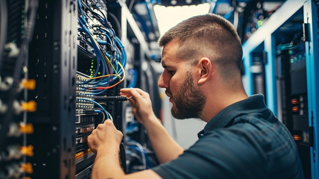 Frustrierter IT-Mitarbeiter