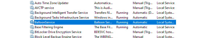 BalloonSerivce für Statistiken zur Gastspeichernutzung
